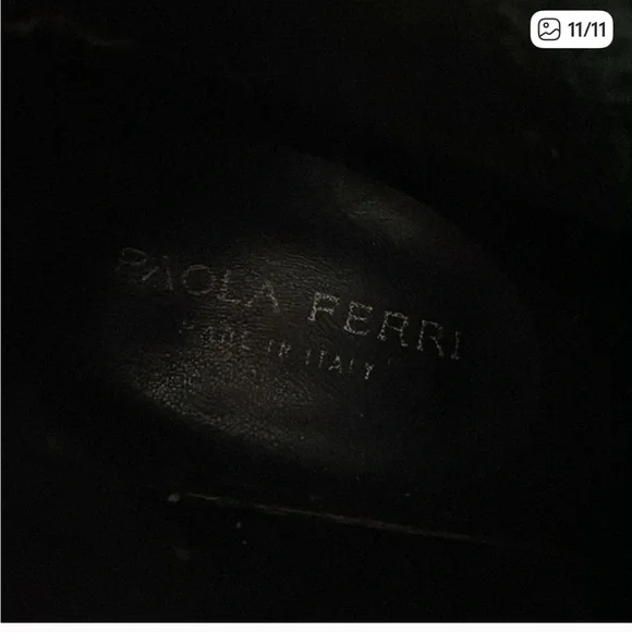 Paola Ferri Italian leather boots 37 brown - Picture 6 of 6